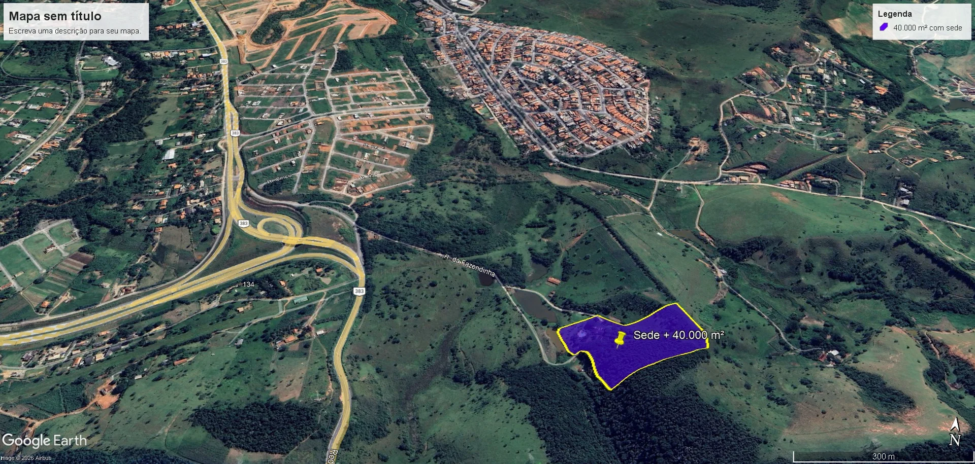 Sitio à venda no bairro Registro em Taubaté/SP.