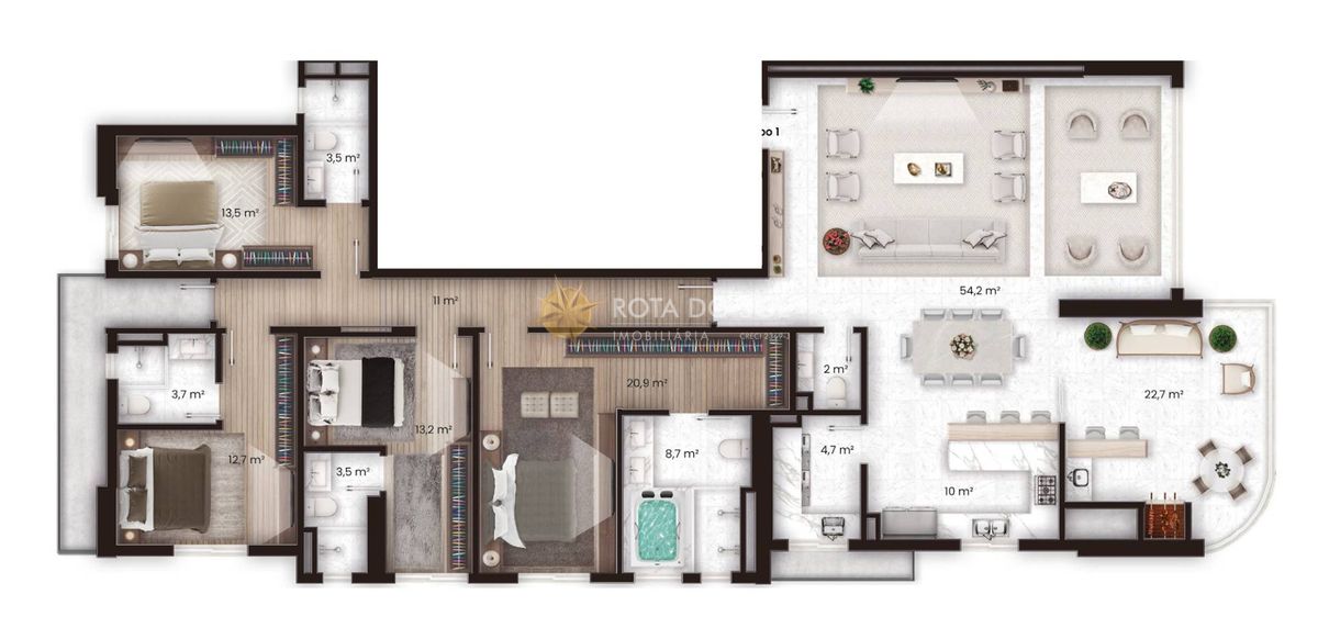 Salzburgo Dallo Apartamento 4 Suítes Meia Praia Itapema SC