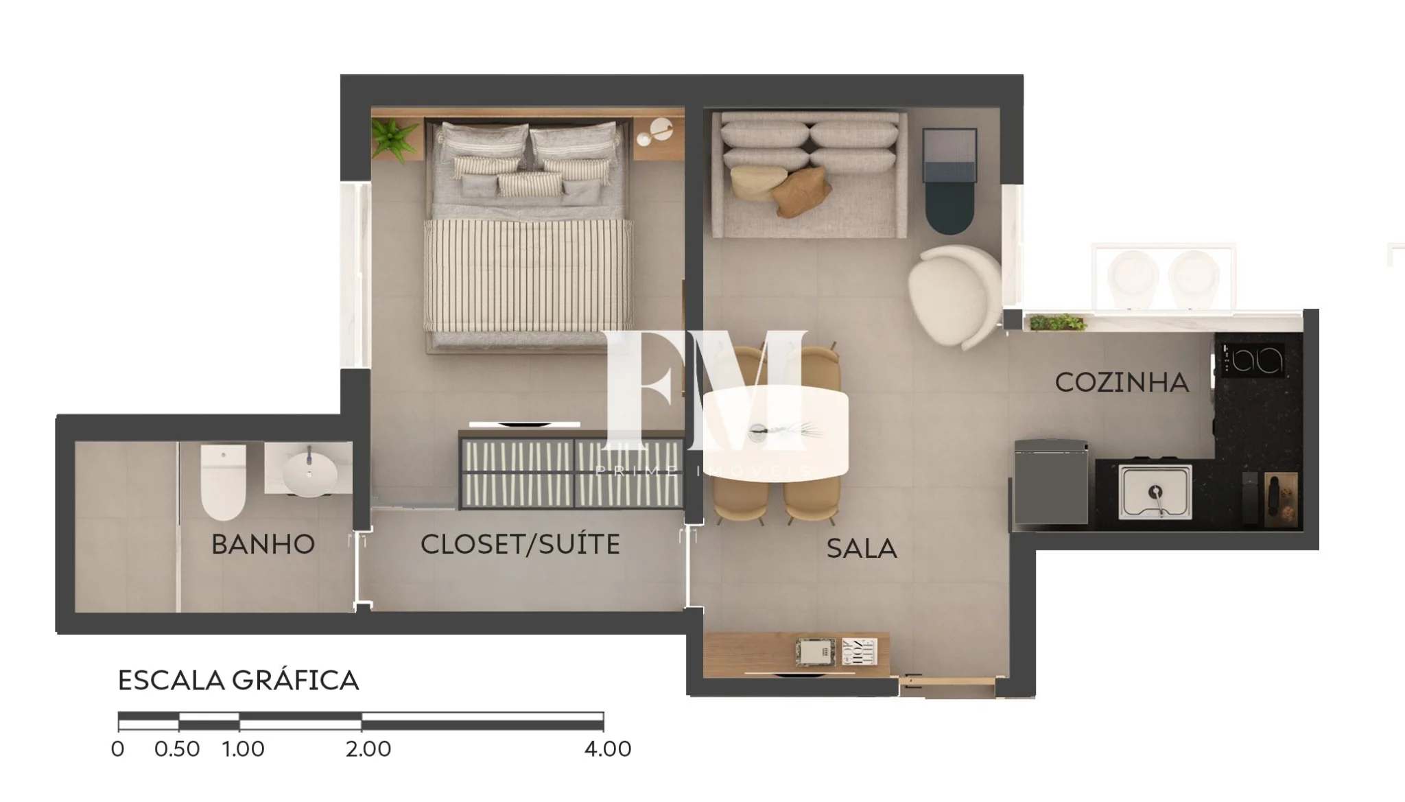 Empreendimento Duetto Bambina – Botafogo | Investimento com rentabilidade de Alta Performance  - foto 17