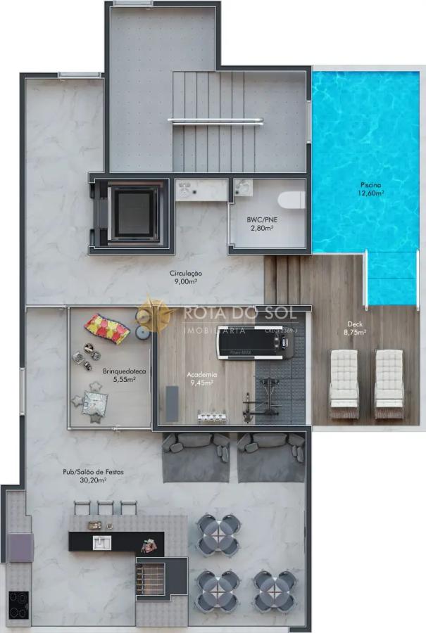 Málaga apartamento com 2 suítes e 1 vaga no Perequê — foto 28