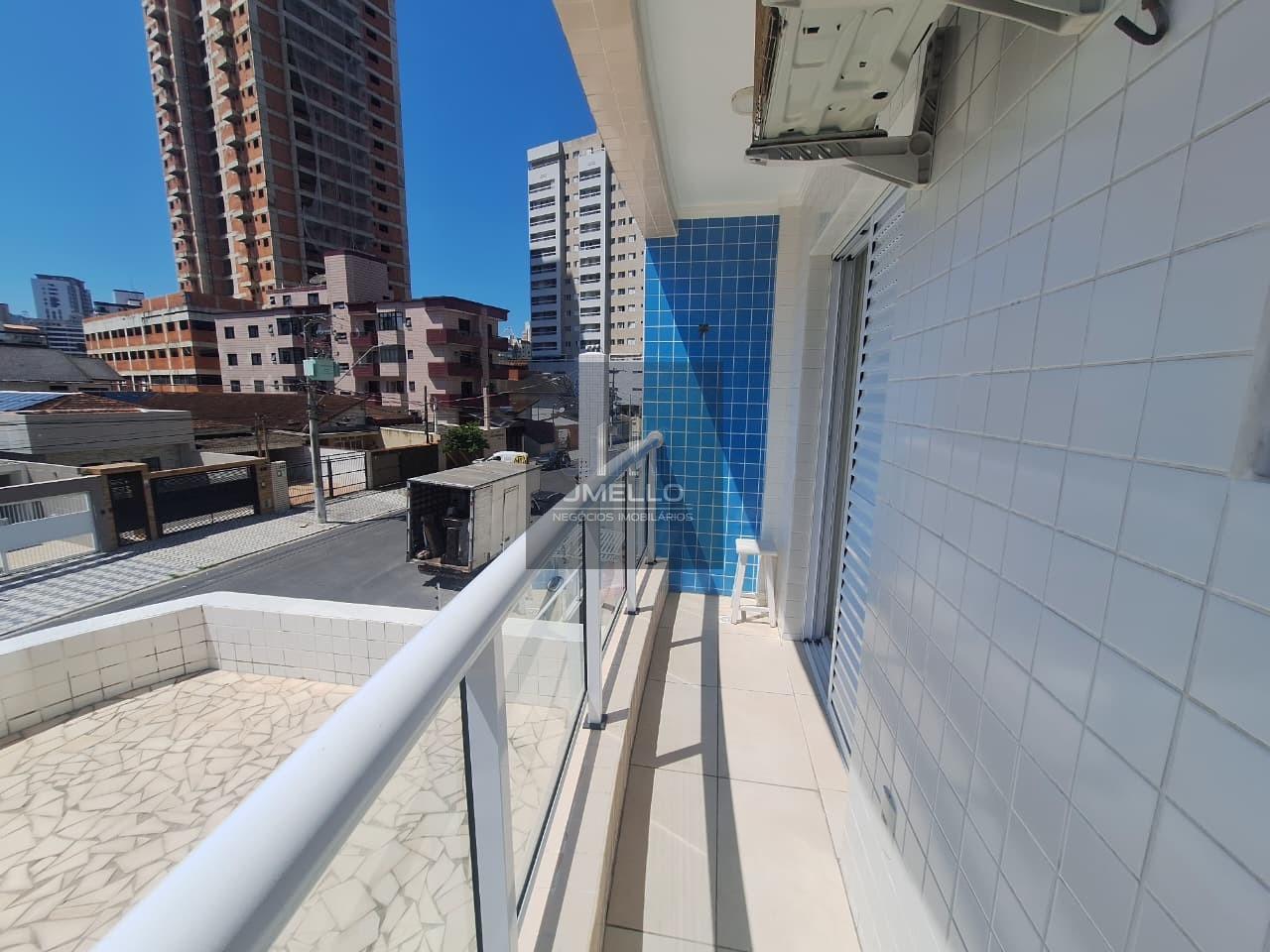 Apartamento para Venda em Praia Grande, Guilhermina, 2 dormitórios, 1 suíte, 1 banheiro, 1 vaga
