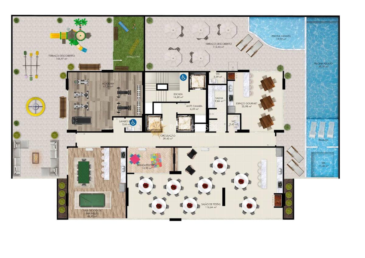 Province di Trento Apartamento com 2 Suítes e 2 Vagas Perequê