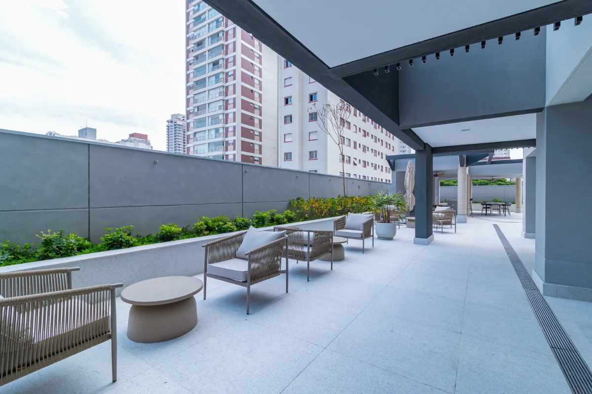 Studio 37 m² | 650 m do metrô Ana Rosa