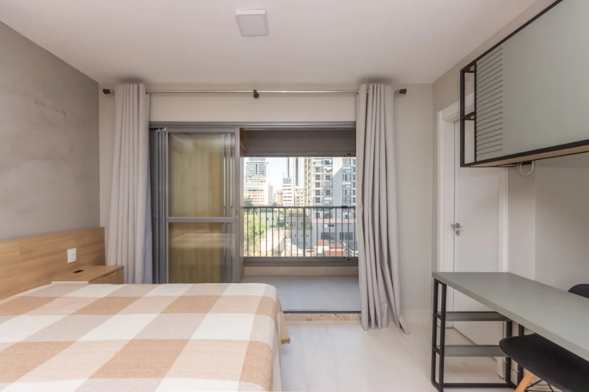 Studio 29 m² | 500 m do metrô Ana Rosa