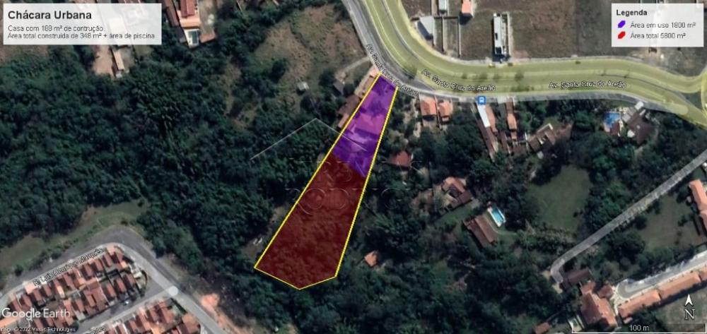Chácara à venda com com 3 suítes no bairro Areão em Taubaté/SP. 