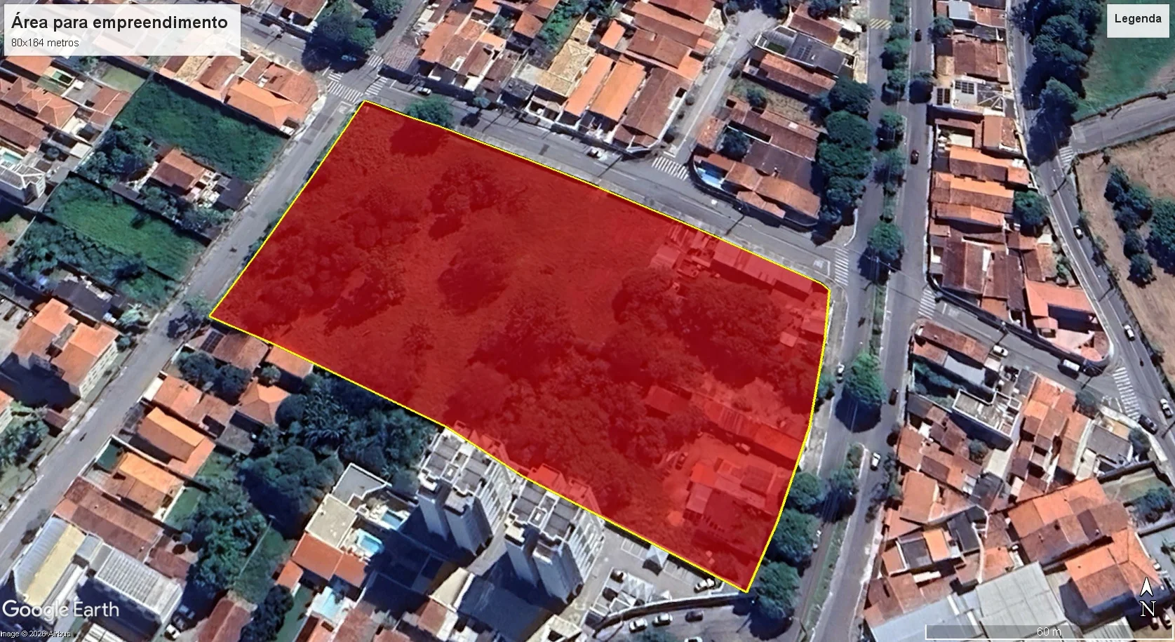 Área à venda com 13.173 m² no bairro Vila São José em Taubaté/SP.