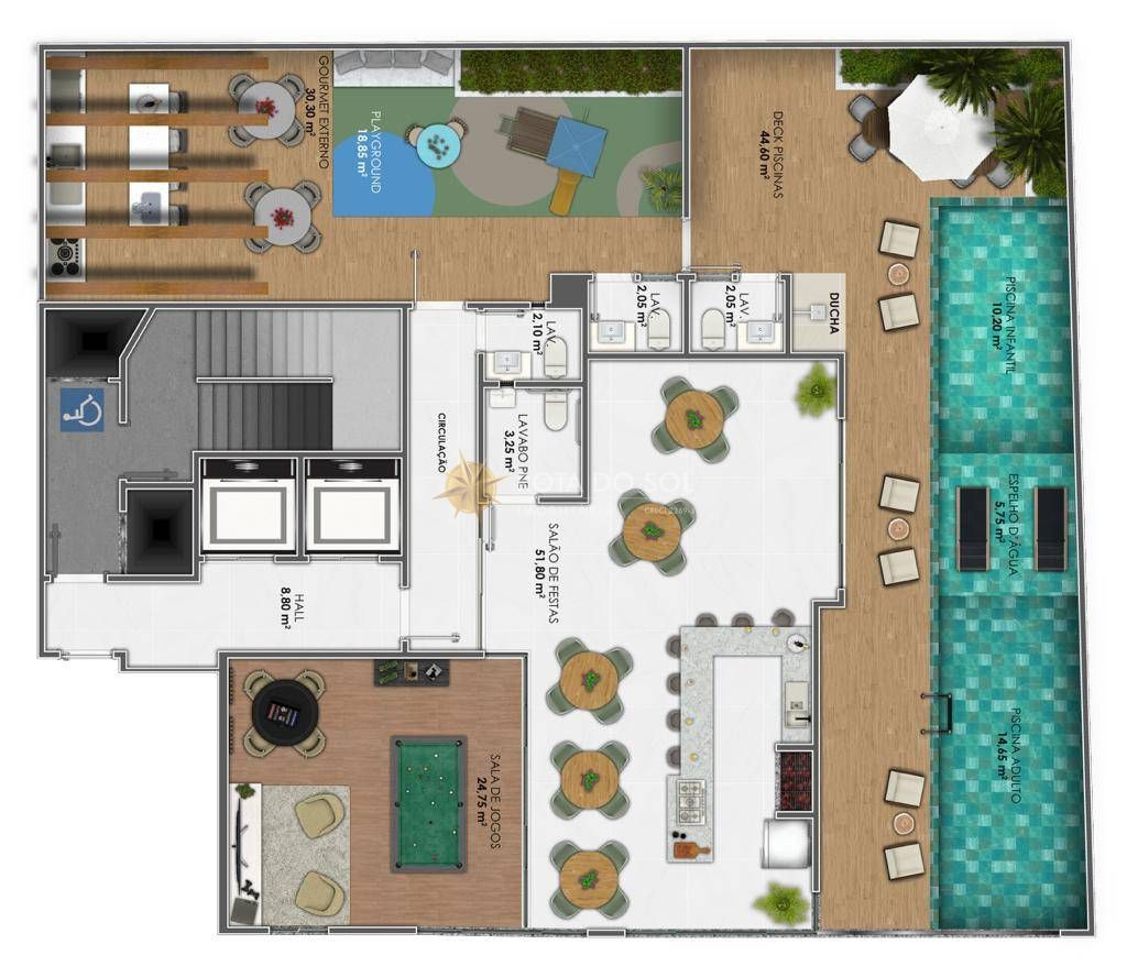 Residencial Seth Apartamento 3 Suítes e 2 Vagas em Meia Praia Itapema/Sc