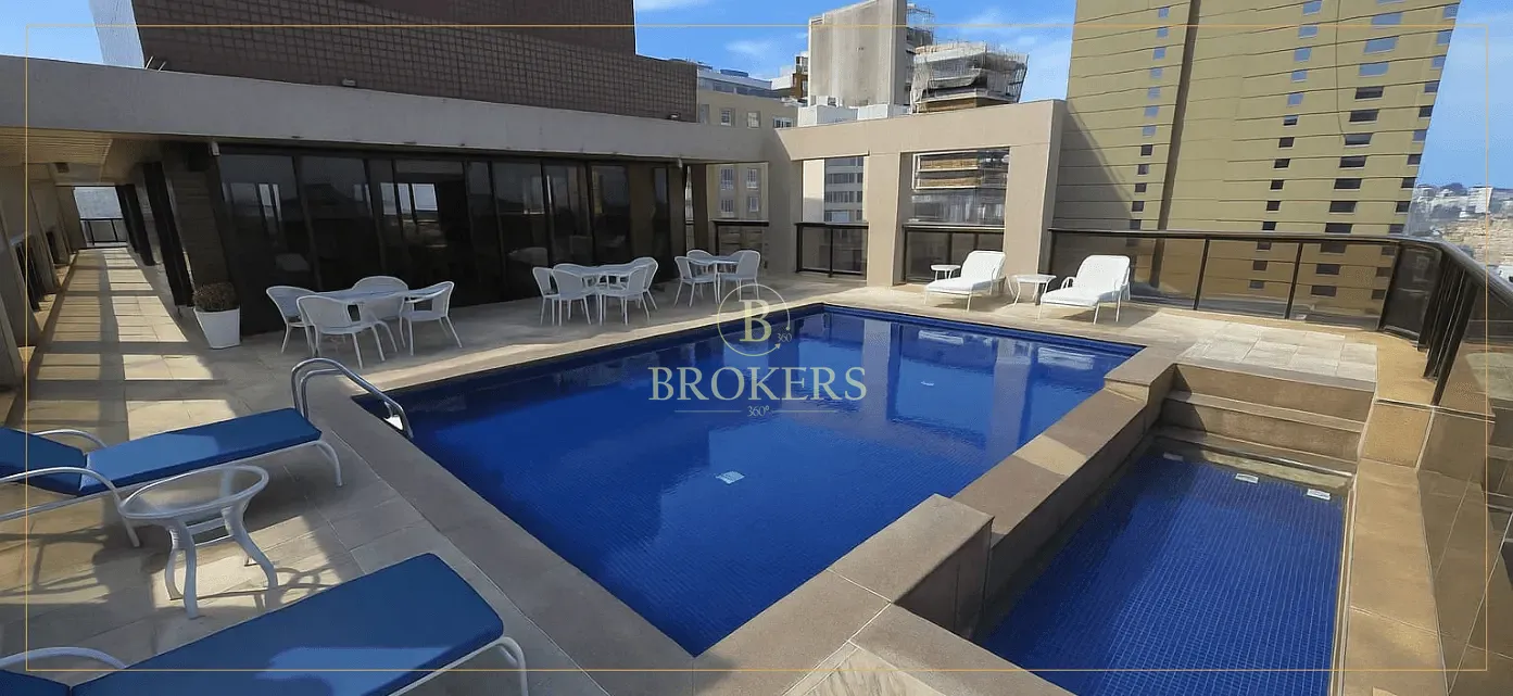 Apartamento vista mar para locação, Ipanema, Varanda, 2 quartos / 1 suíte - 2 vagas - 90m²