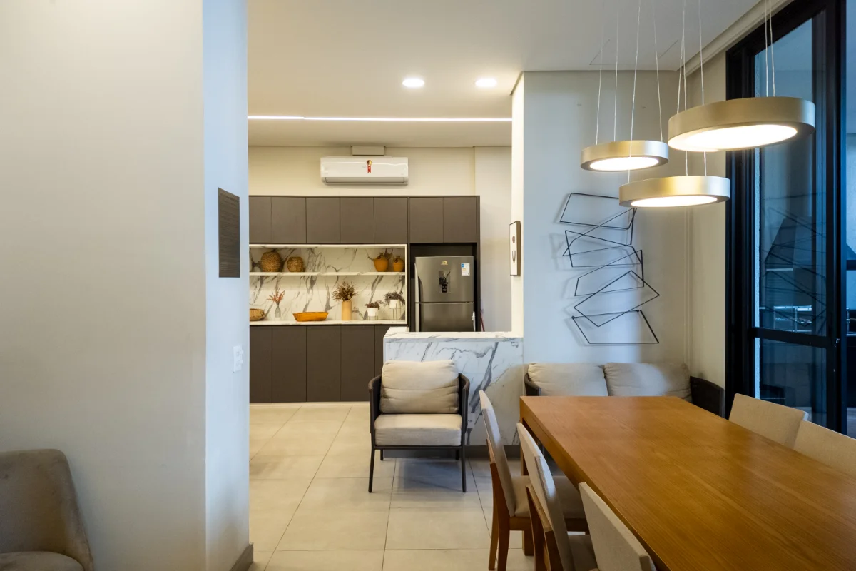 Studio mobiliado 43 m² | 700 m do metrô Praça da Árvore