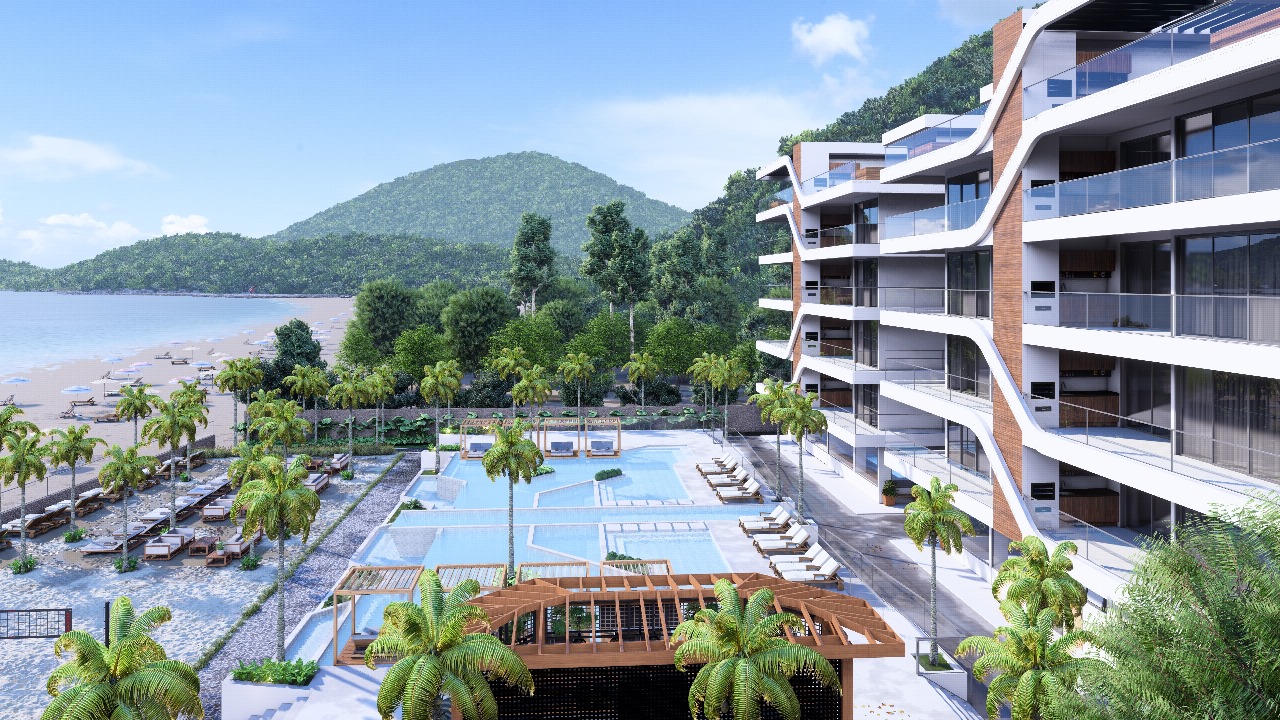 Apartamento à venda, 154 m² no Condomínio Enseada Palms em Ubatuba/SP.