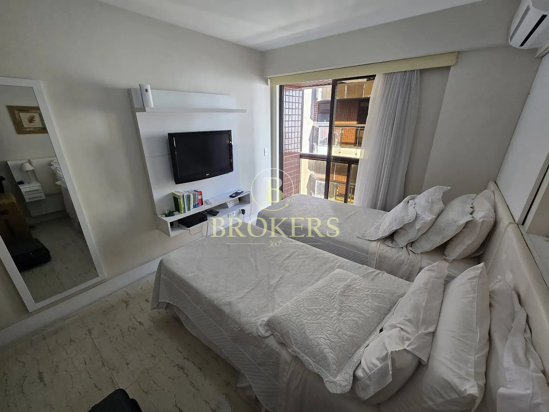 Flat à venda, Av Vieira Souto - Ipanema, Varanda vista mar, sala, 2 quartos sendo 1 suíte, 1 banhei — foto 15