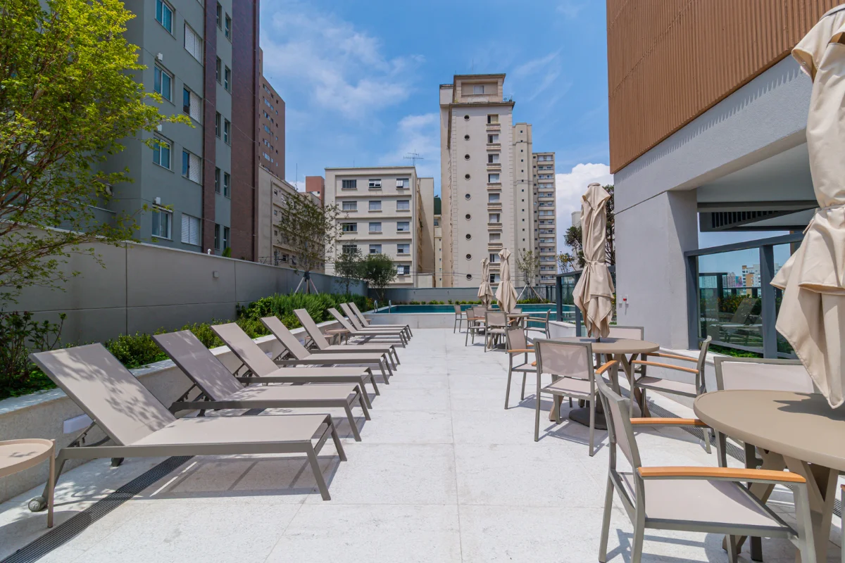 Studio 37 m² | 650 m do metrô Ana Rosa