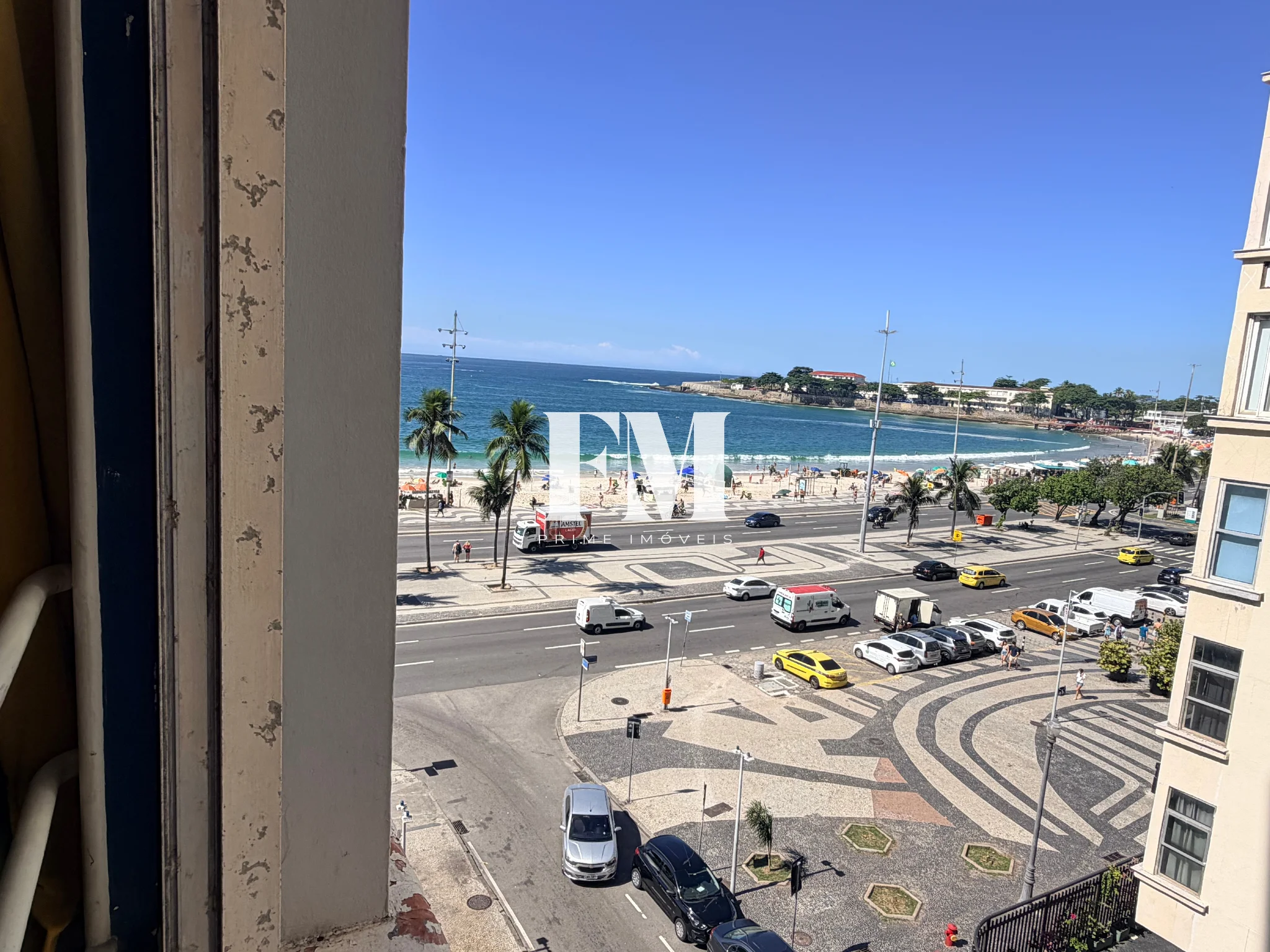 Apartamento de 1 suite à venda com vista mar exclusiva a 50m da areia em Copacabana com potencial i - foto 5