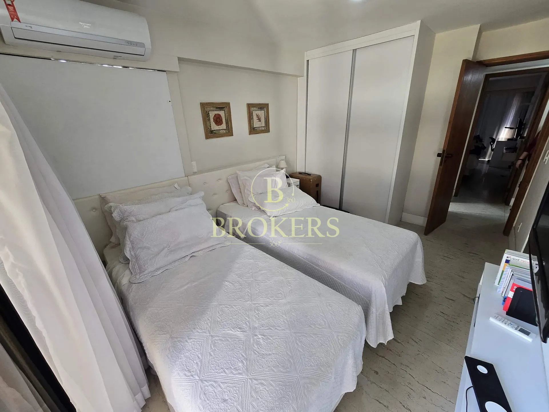 Flat à venda, Av Vieira Souto - Ipanema, Varanda vista mar, sala, 2 quartos sendo 1 suíte, 1 banhei — foto 19