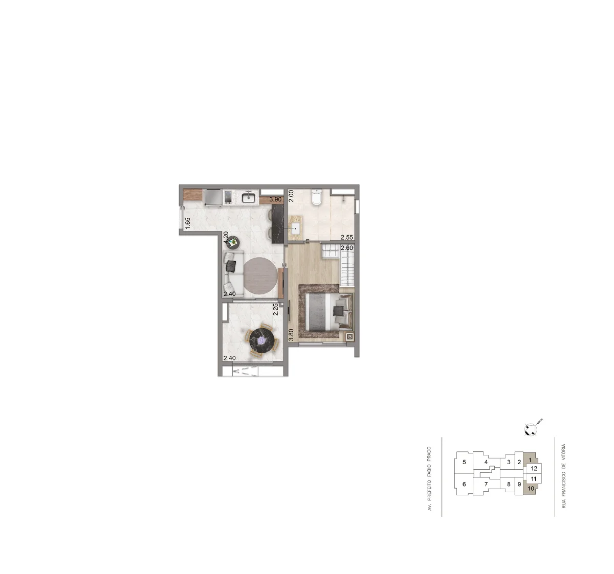 Studio no Jardim Vila Mariana - 38m² - Próximo ao Metrô