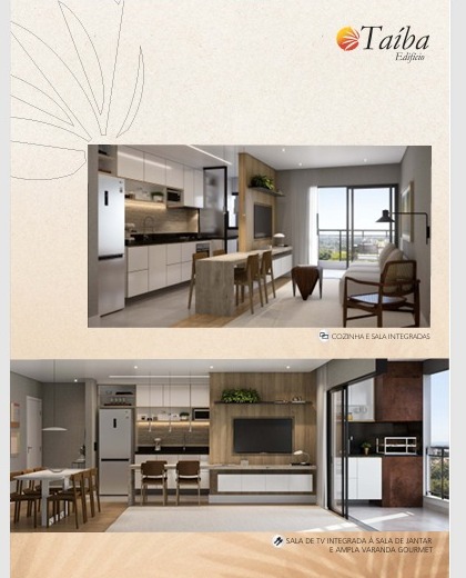 Apartamento à venda com 2 dormitórios, 75 m² no Edifício Taíba em Taubaté/SP.