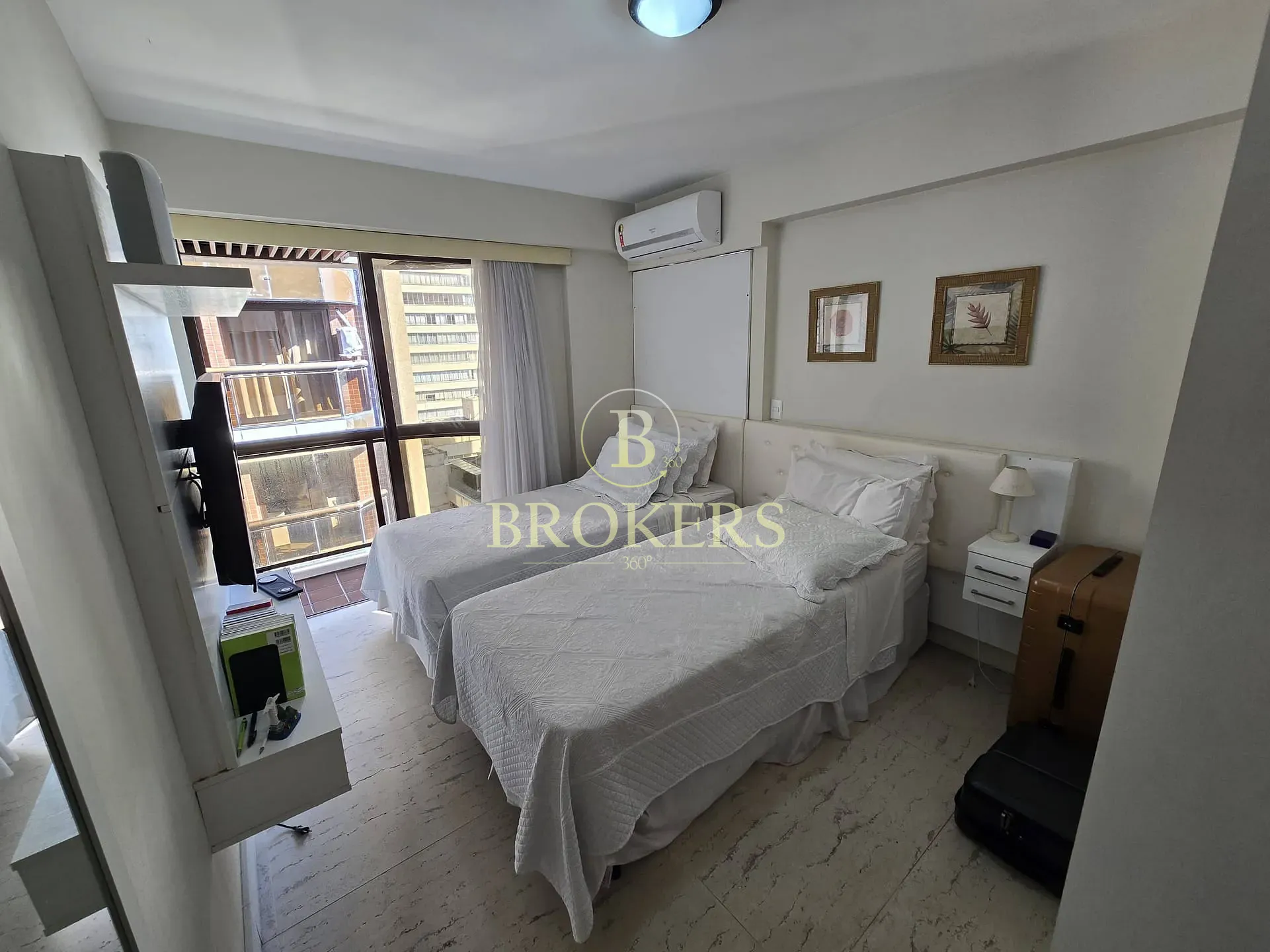 Flat à venda, Av Vieira Souto - Ipanema, Varanda vista mar, sala, 2 quartos sendo 1 suíte, 1 banhei — foto 17