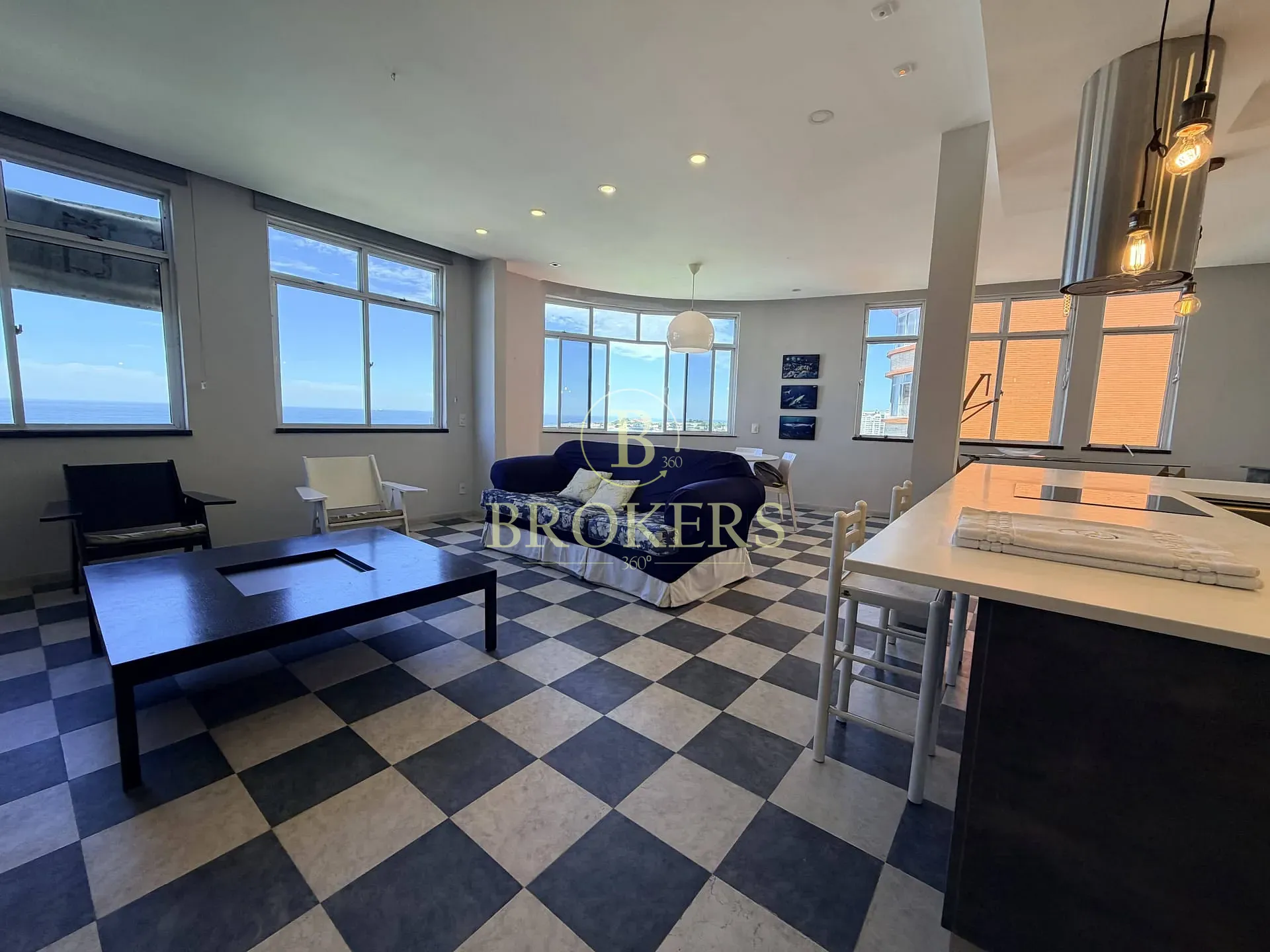 Frente mar em Copacabana: apartamento à venda de 2 quartos, andar alto com vista panorâmica, alto p — foto 3