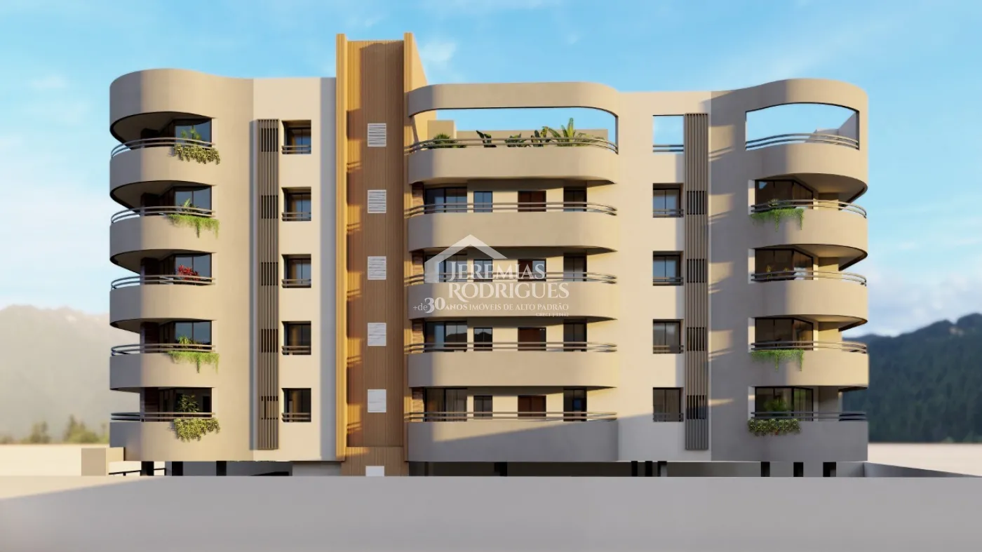 Apartamento à venda em construção com 2 suítes, 72 m² no Condomínio Ocean Art em Ubatuba/SP.