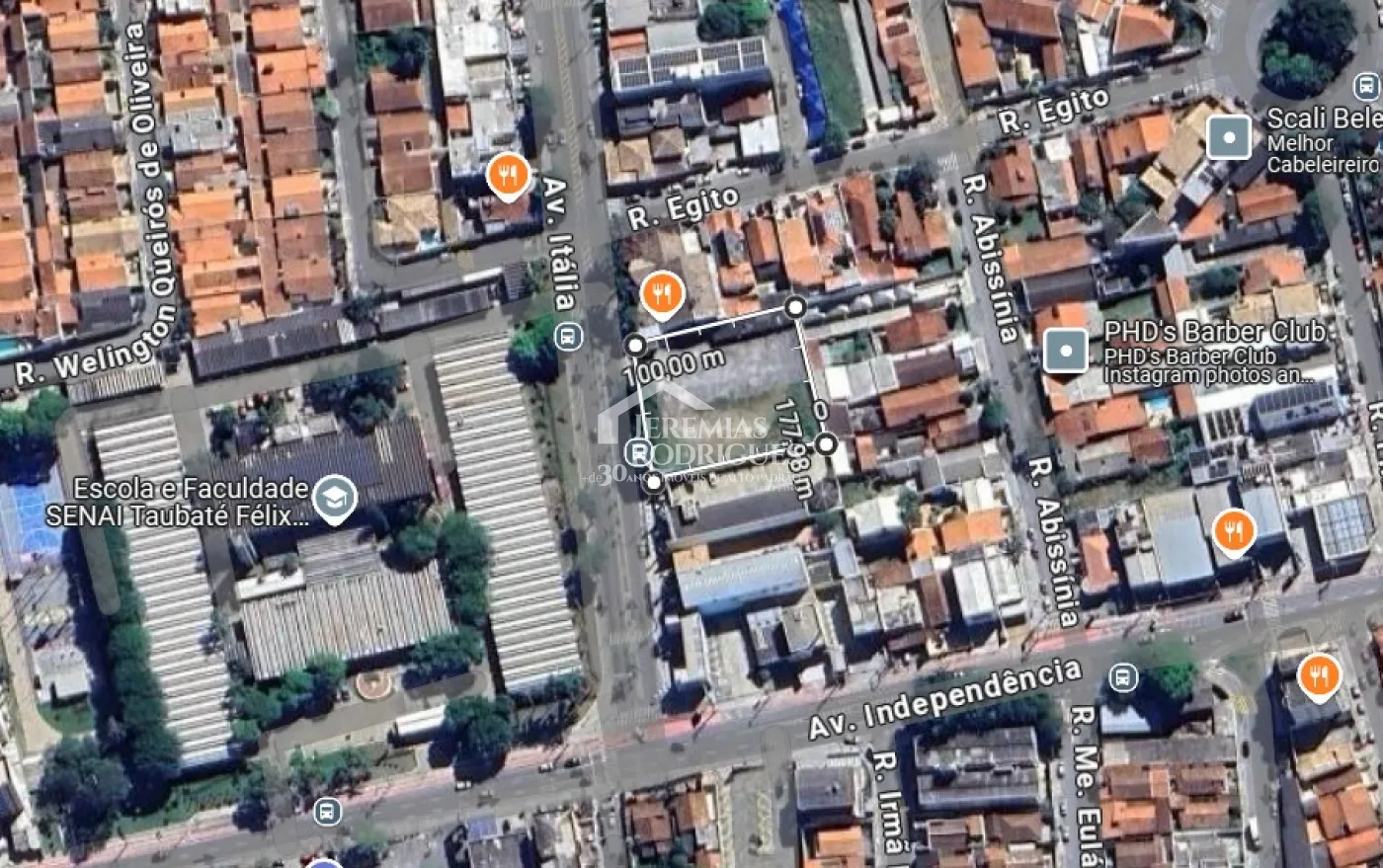 Terreno comercial para venda e locação com 1.600 m² no bairro Jardim das Nações em Taubaté/SP