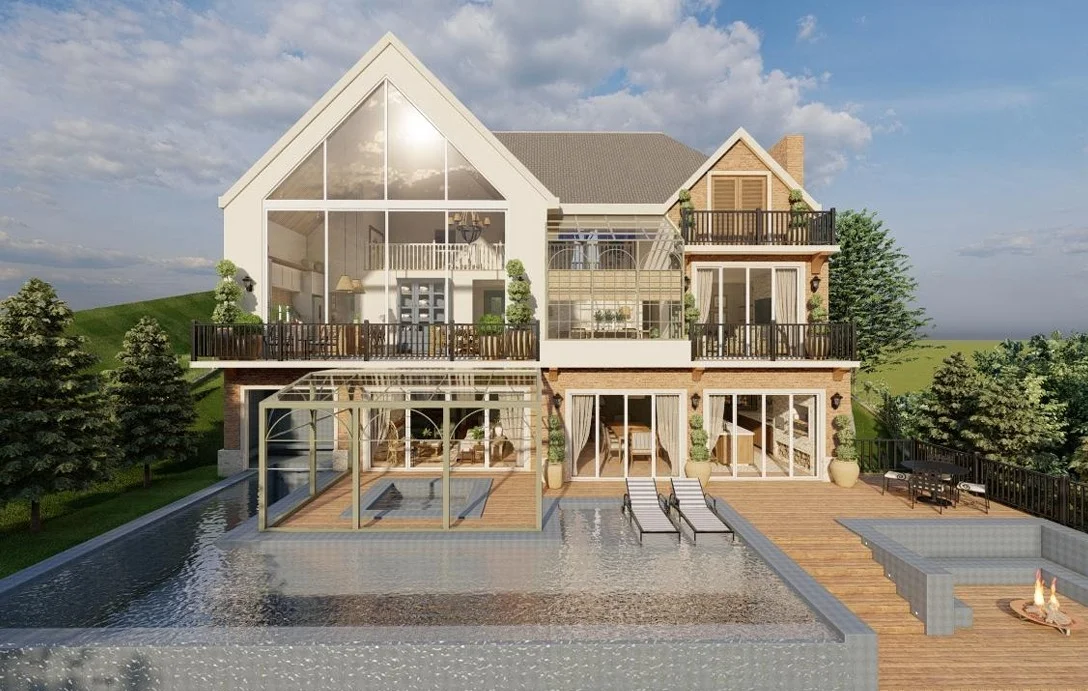 Casa em construção à venda com 4 suítes no Condomínio Reserva Figueiredo em Campos do Jordão/SP. 