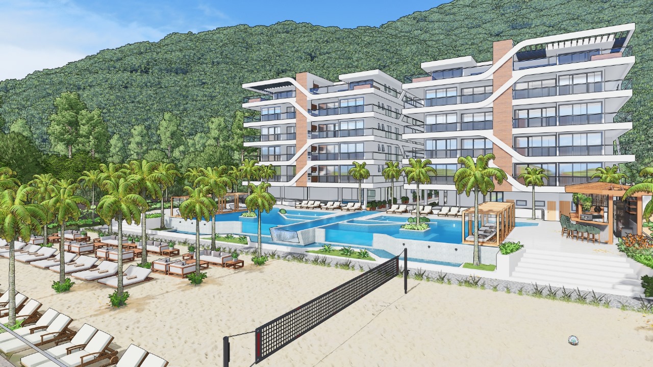 Apartamento à venda, 154 m² no Condomínio Enseada Palms em Ubatuba/SP.
