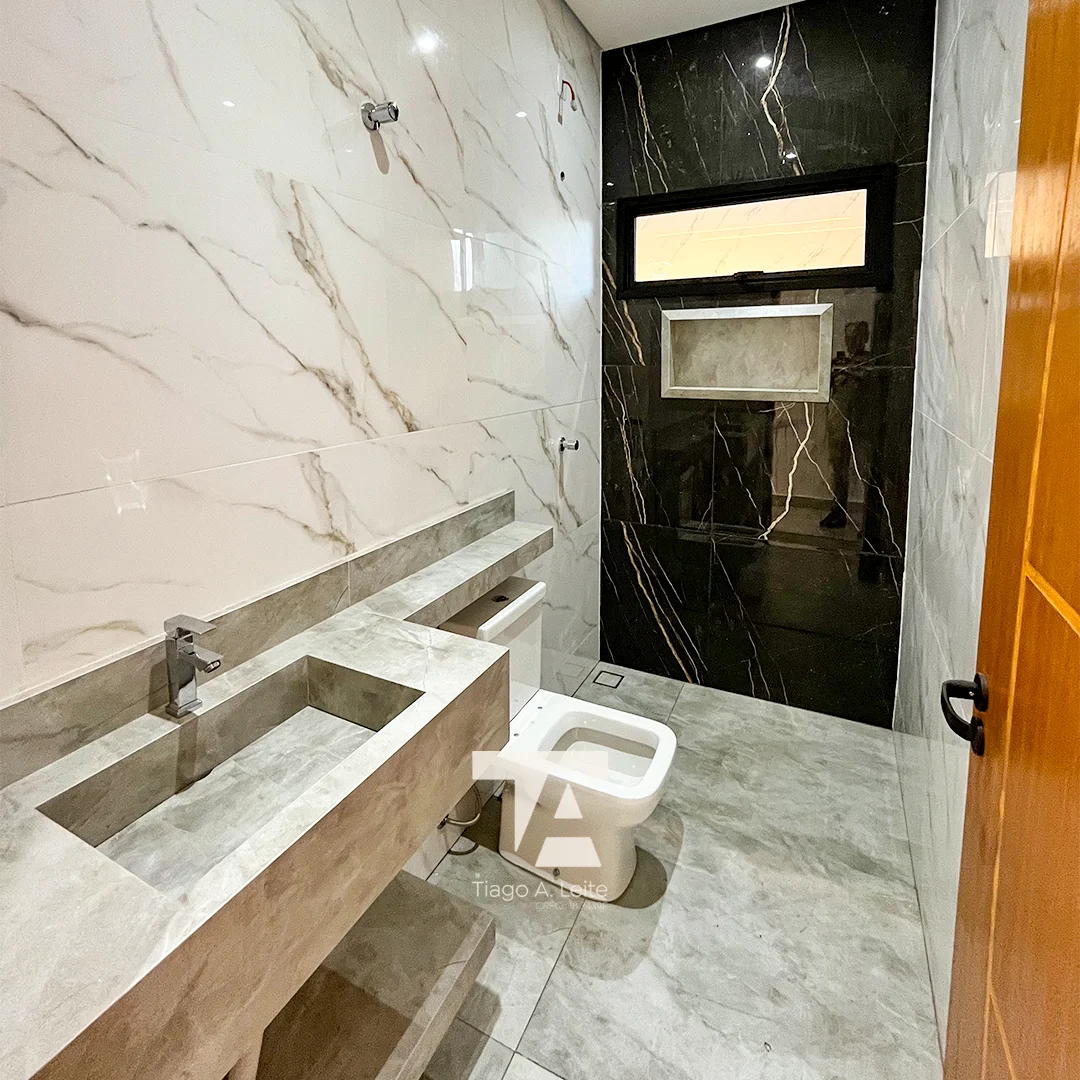 Casa nova 3 quartos com suíte e espaço gourmet à venda no Bosque da Imperatriz – Pindamonhangaba/SP  