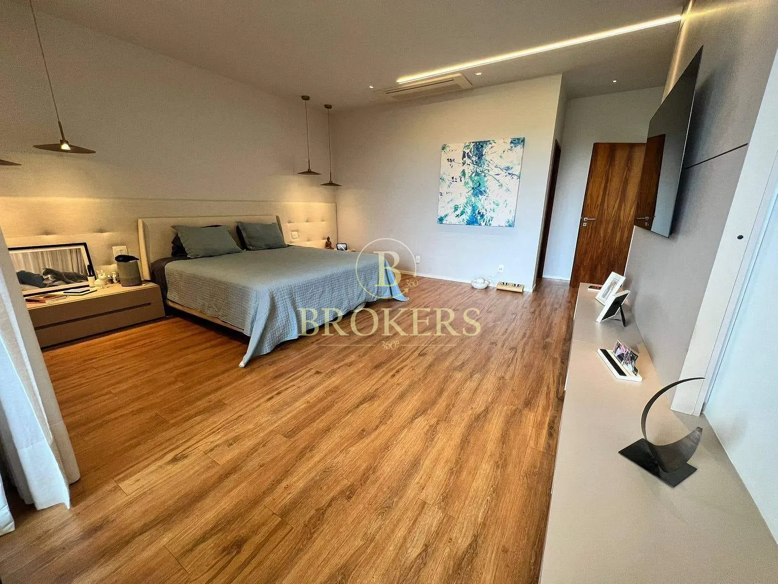 Moderna e sofisticada: Casa triplex no Alphaville com elevador, 5 suítes e terraço panorâmico por R — foto 34