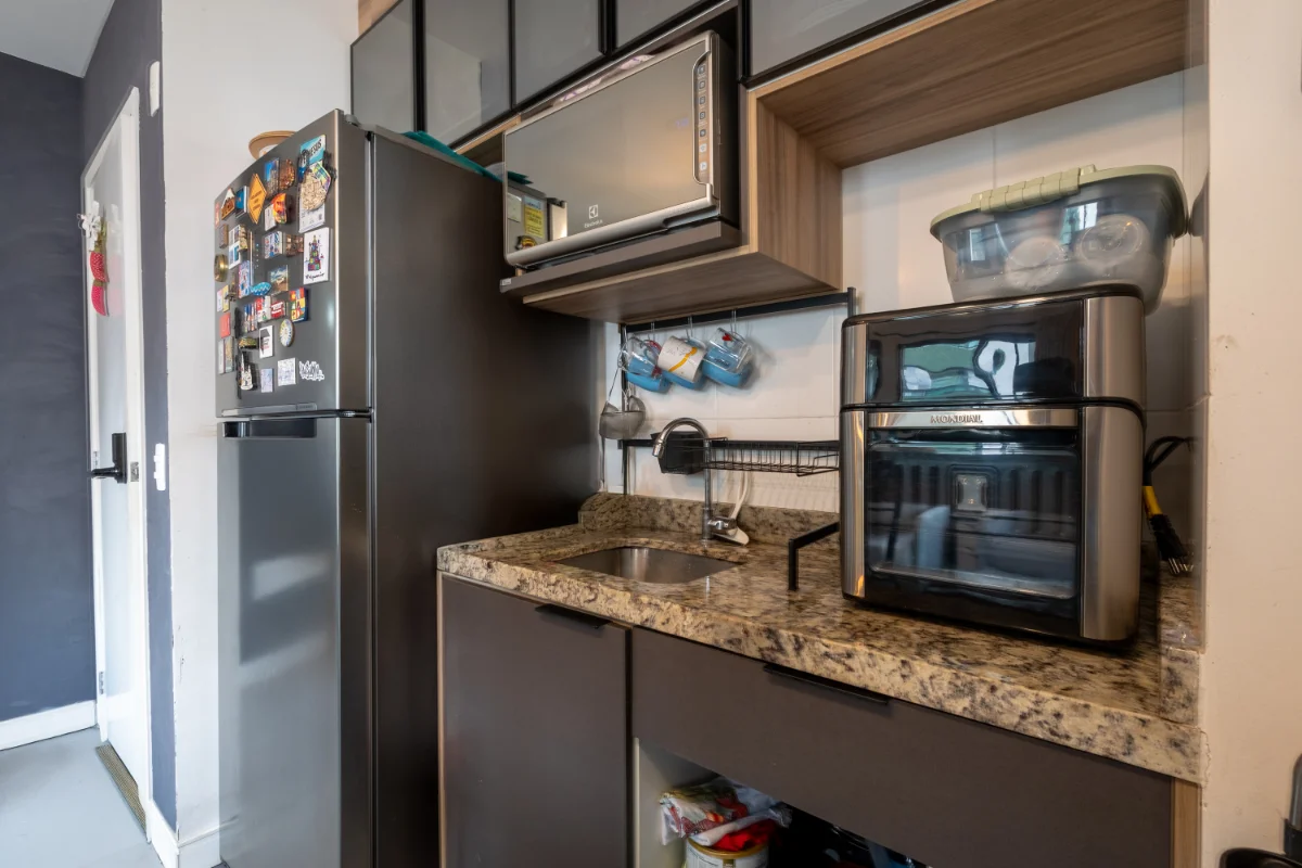 Studio mobiliado 43 m² | 700 m do metrô Praça da Árvore