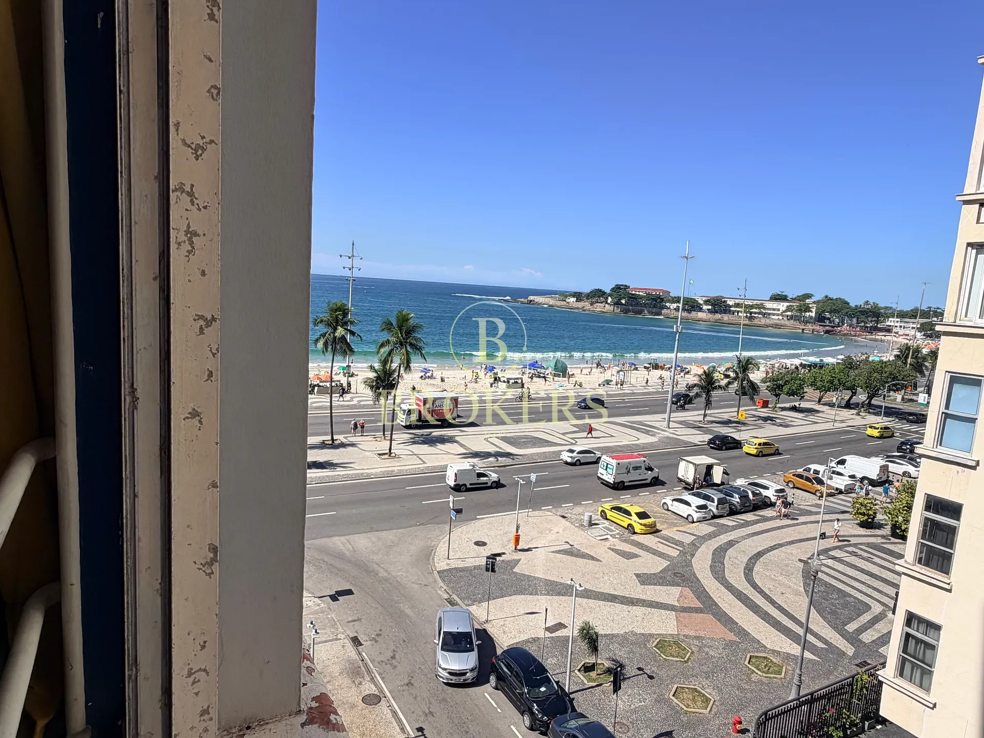 Apartamento de 1 suite à venda com vista mar exclusiva a 50m da areia em Copacabana com potencial i — foto 2