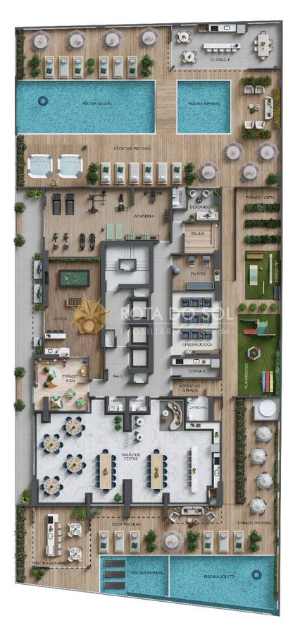 Residencial Villa Maiorca Apartamento 4 Suítes e 3 Vagas em Meia Praia Itapema SC — foto 11
