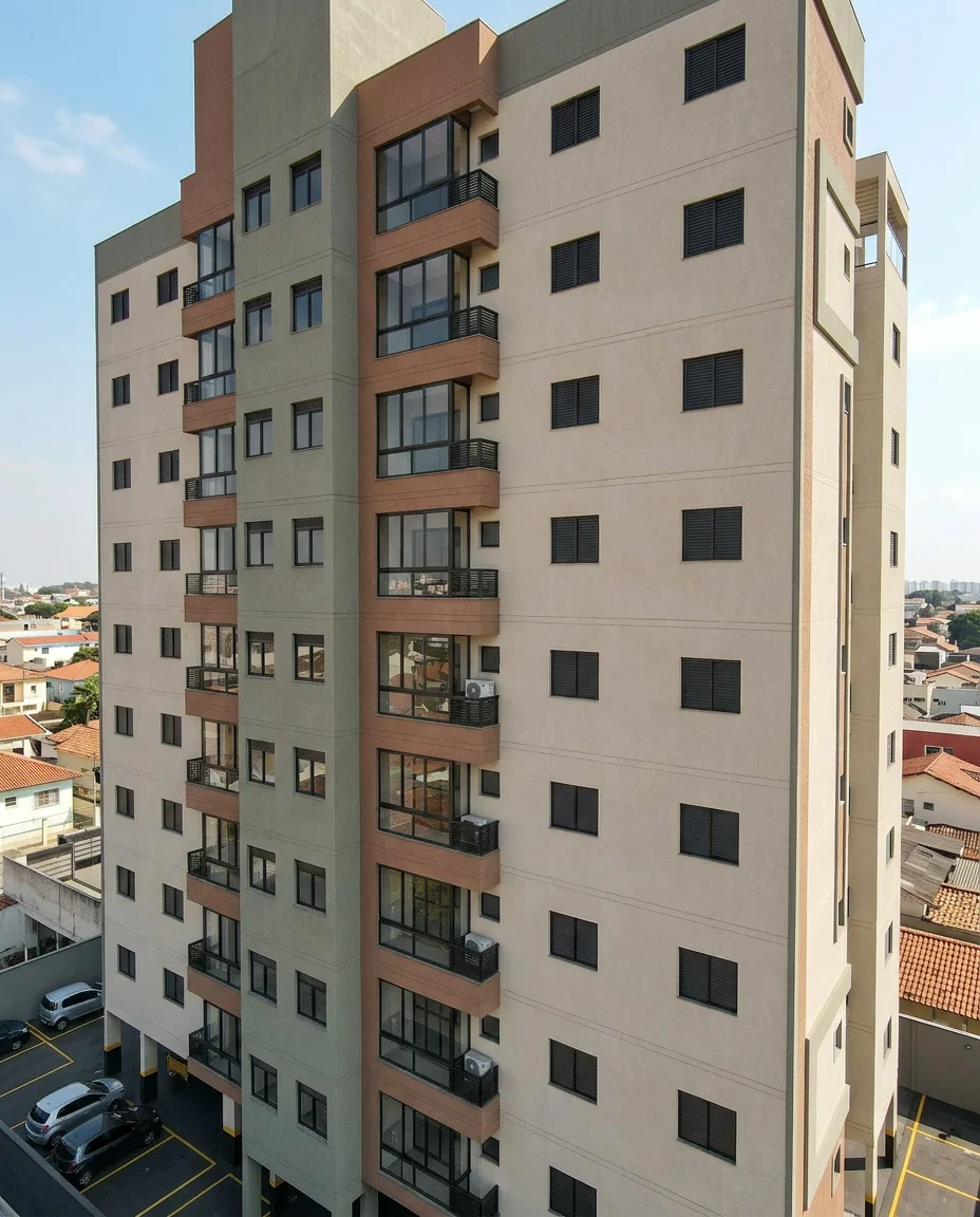Fachada do empreendimento Triviatto Residence no bairro Jardim Campo Alegre em Pindamonhangaba